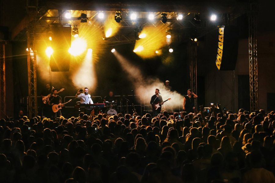 Utrinek s koncerta, ki ga je organizirala Agencija Koncerti