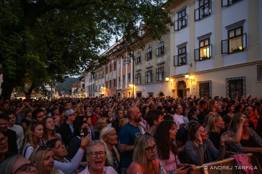 Utrinek s koncerta, ki ga je organizirala Agencija Koncerti