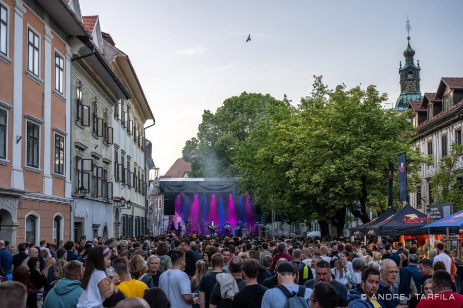 Utrinek s koncerta, ki ga je organizirala Agencija Koncerti