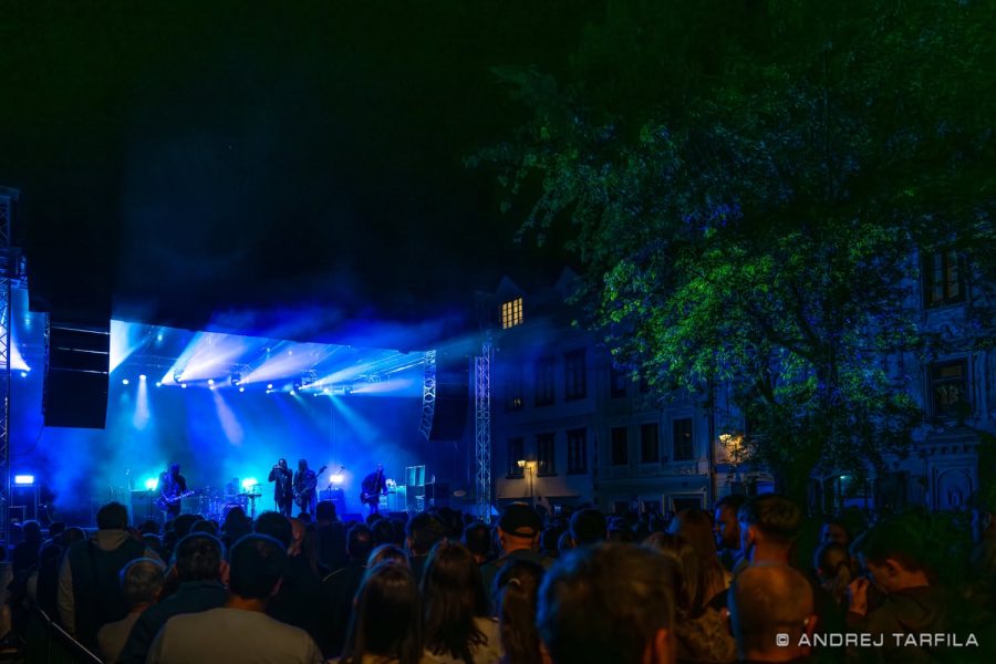 Utrinek s koncerta, ki ga je organizirala Agencija Koncerti