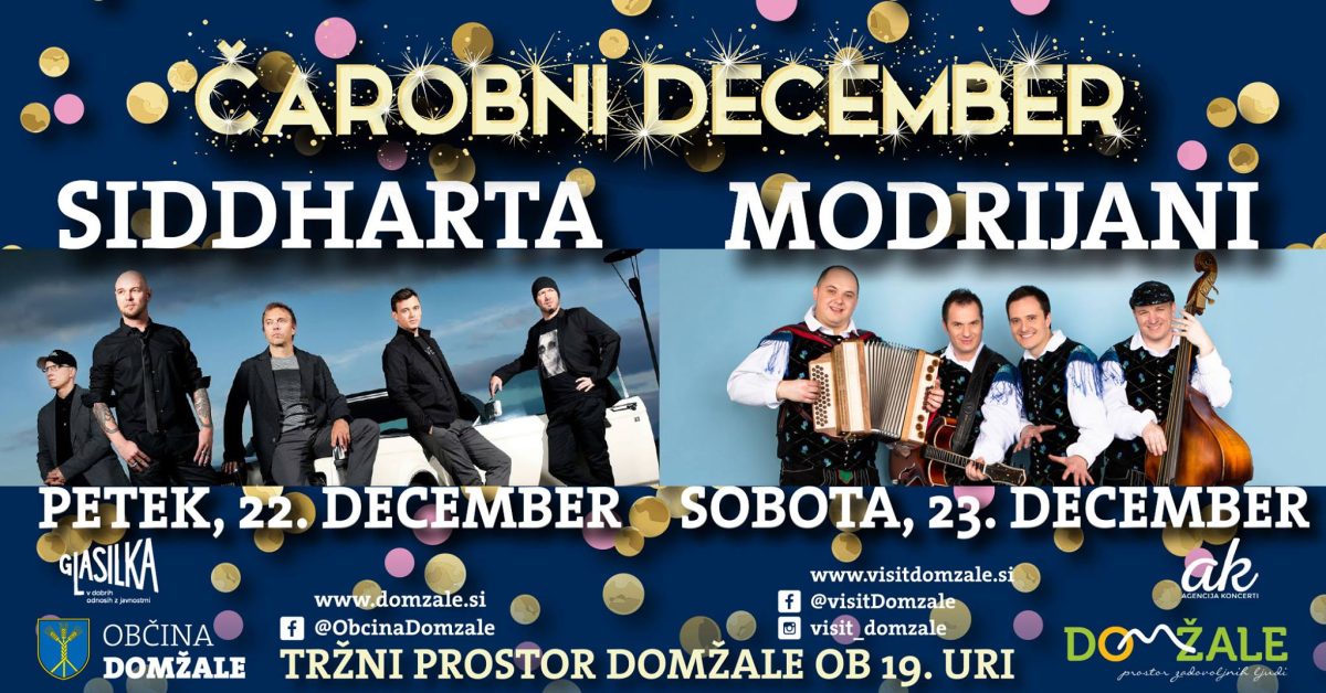 Siddharta & Modrijani - Čarobni december v Domžalah
