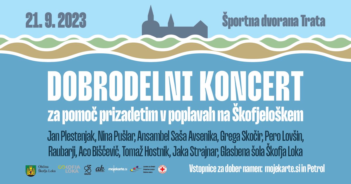Dobrodelni koncert za obnovo domov na Škofjeloškem