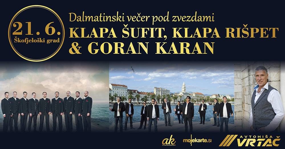 Dalmatinski večer pod zvezdami***